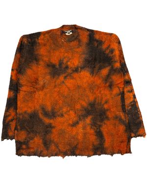 Junya Watanabe Sueter Tenido En Prenda Para Hombre En Marron/Naranja