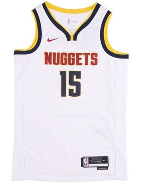 Nike Basketbaltanktop Voor Nba Dri-Fit Swingman Jersey No Association Edition 2022/23 Nr. 15 Nikola Jokic Dennug Wit
