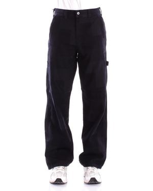 Dickies Pants Dk0A4Z7G Rin1 Jacquard Carpenter Pant Rinsed - Blue
