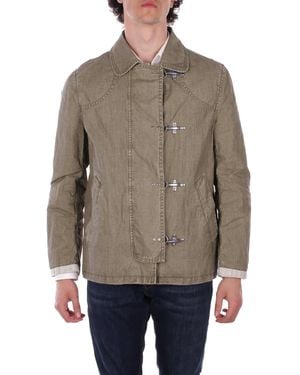 Fay Jacket Nam1352101 Tzd2V419 4 Hooks Archive - Gray