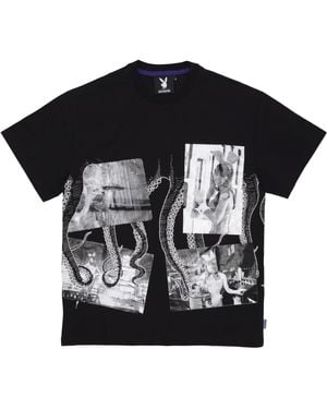 Octopus Bunnies Nights Tee X Playboy T-Shirt - Black