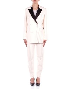 Liu Jo Pants Ca5076T2527 X0659 Champagne Cigarette Pants - White