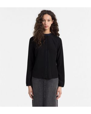 Calvin Klein Blouses - Black