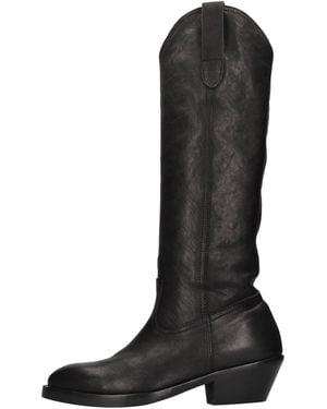 Grey Mer Boots - Black