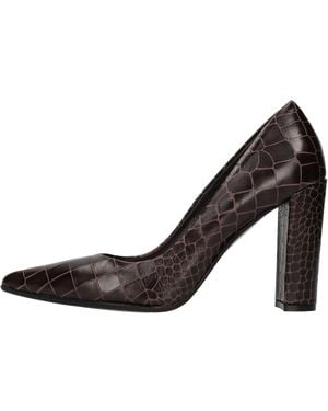 Chantal Zapatos Con Tacon Marron - Negro