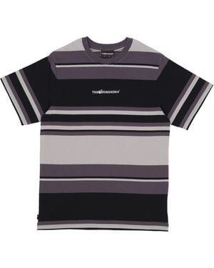 The Hundreds Stone Stripe Tee T-Shirt - Black