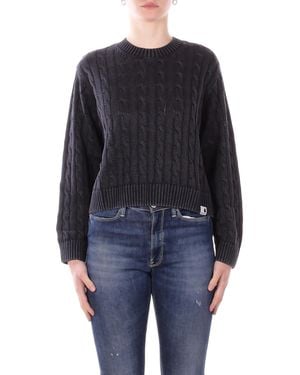 Carhartt Maille Femme I036394 89Gd W'Carter Pull Noir - Bleu