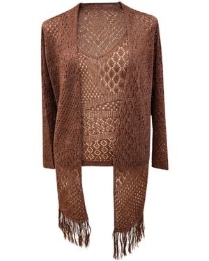 SIMONA CORSELLINI Cardigan - Brown