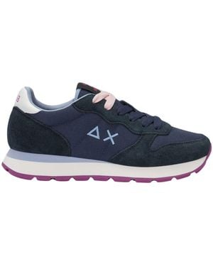 Sun 68 Allen Soliden Sneakern - Blau