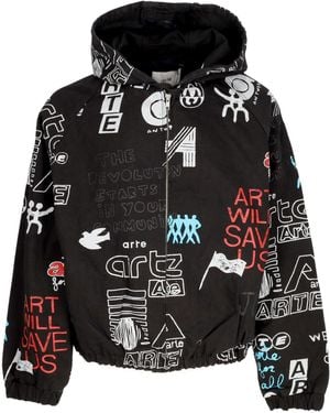 Arte' Vest Art Saves Jacket - Black