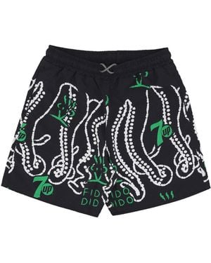 Octopus Banador Para Hombre Splashed Boardshort X 7Up En Negro