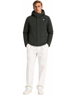 K-Way Chaquetas Verdes - Negro