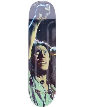 Primitive Skateboarding Skateboard Pour Hommes Stand Up Deck X Bob Marley - Bleu
