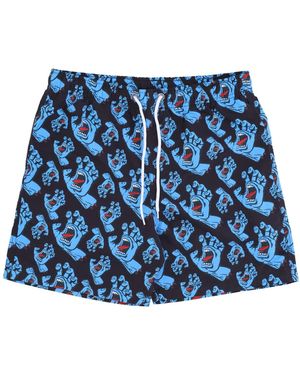 Santa Cruz Hands All Over Swimshort Banador Hombre Negro - Azul