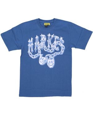 Market Chain Tee X Smiley T-Shirt Homme - Bleu