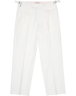Messagerie Hosen Fur Herren Dorian Cream - Weiß