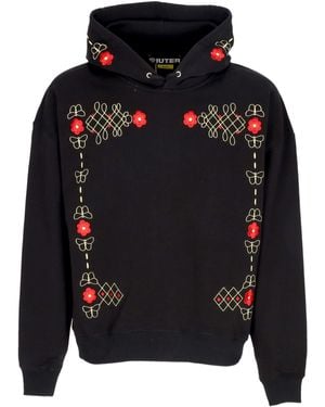 Iuter Lightweight Hoodie Western Hoodie - Black