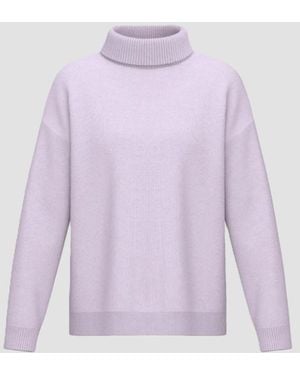 Marella High Neck Knitted Wool Lilac - Purple
