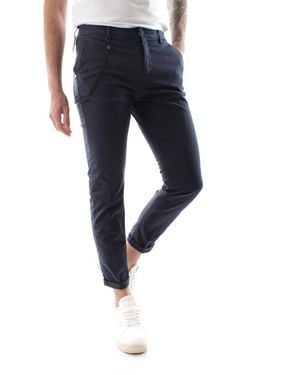 Mason's Pantalon Pour Hommes Osaka Mbe100006 9Pn2C7353 - Bleu