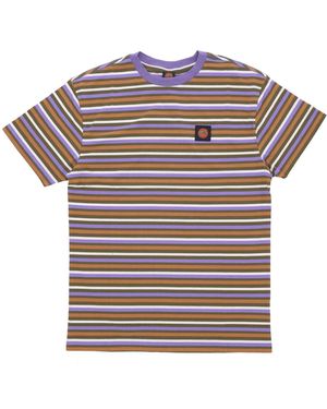 Santa Cruz Classic Label Stripe Tee Camiseta Para Hombre - Multicolor