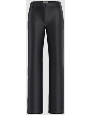 Marella Pants Effect Leather - Black