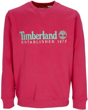 Timberland Damessweater Met Ronde Hals W L/Est 1973 Ronde Hals - Roze