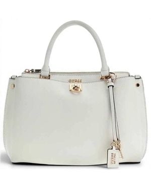 Guess Girlfriend Satchel - White