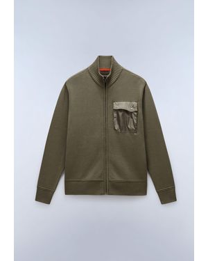 Napapijri Shirts D-Bars Fz Np0A88Ss G0A1 Tea Leaf - Green