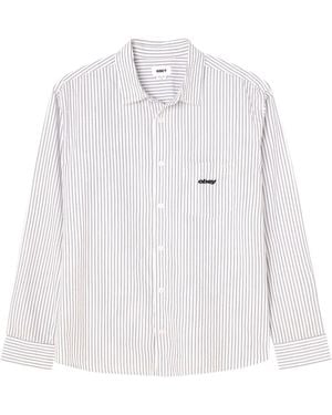 Obey Chemise Waliam Tisse Ls - Blanc