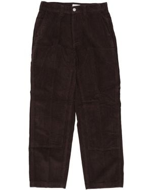 Pantalon Largo Hombre Big Timer Cord Pant Obey de hombre de color Neutro Lyst