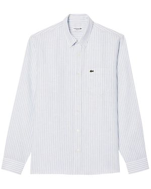 Lacoste Shirts Azure - White