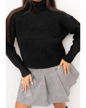 John Richmond John Richmond Rollkragenpullover Pullover - Schwarz