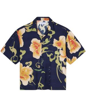 Edwin Shirt Shirt Mono No Aware Shirt Ss - Blue