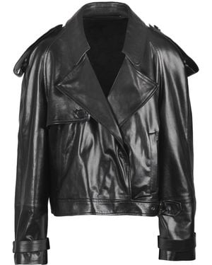 Salvatore Santoro Leather Jacket - Black