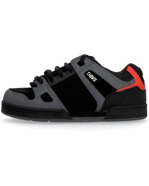 Dvs Chaussures Patinage Hommes Celsius Noir/Charbon/Rouge Ardent