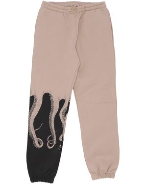 Octopus Jumpsuit Sweatpants - White