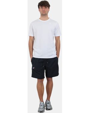 K-Way Bermuda K Way Mod. Nido De Viaje - Blanco