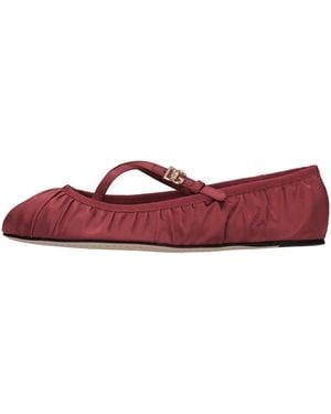 Dolce & Gabbana Flat Shoes - Red