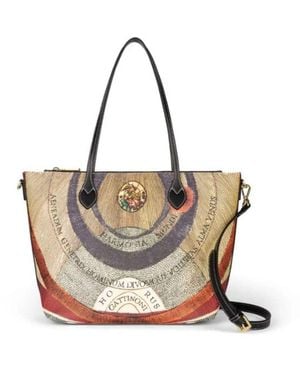 Gattinoni Planetarium Large Shopping Bag - Black