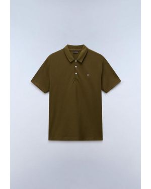 Napapijri Polo Ealis Homme Vert Fonce