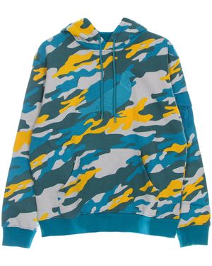 Staple Sudadera Con Capucha Underhill Camo Verde Azulado Para Hombre