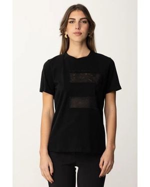 Elisabetta Franchi T-Shirt Ma03151E2 110 - Black
