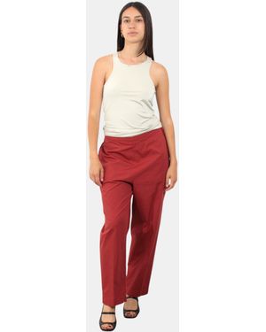 Jucca Pantalon Avec Dos Elastique - Rouge