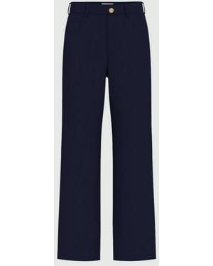 Marella Straight Pants - Blue