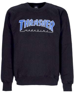 Thrasher Outlined Crewneck Sweatshirt - Blue