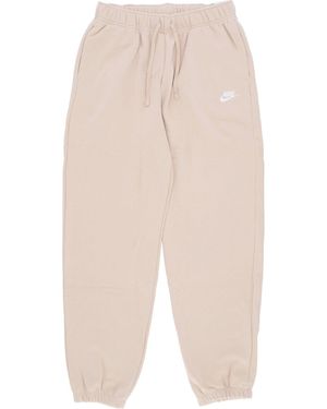 Nike Pantalon De Survetement En Polaire Pour Femmes W Sportswear Club Fleece Mid-Rise Oversize Pant - Neutre