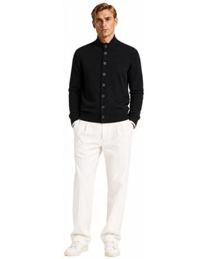 Alpha Studio Camisas Negro