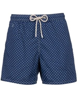 MC2 Saint Barth Boxer Mare Pois Blu 04082F - Azul
