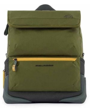 Piquadro Backpack Corner 2.0 Transformable - Green