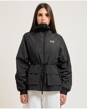 Emporio Armani Coats - Black